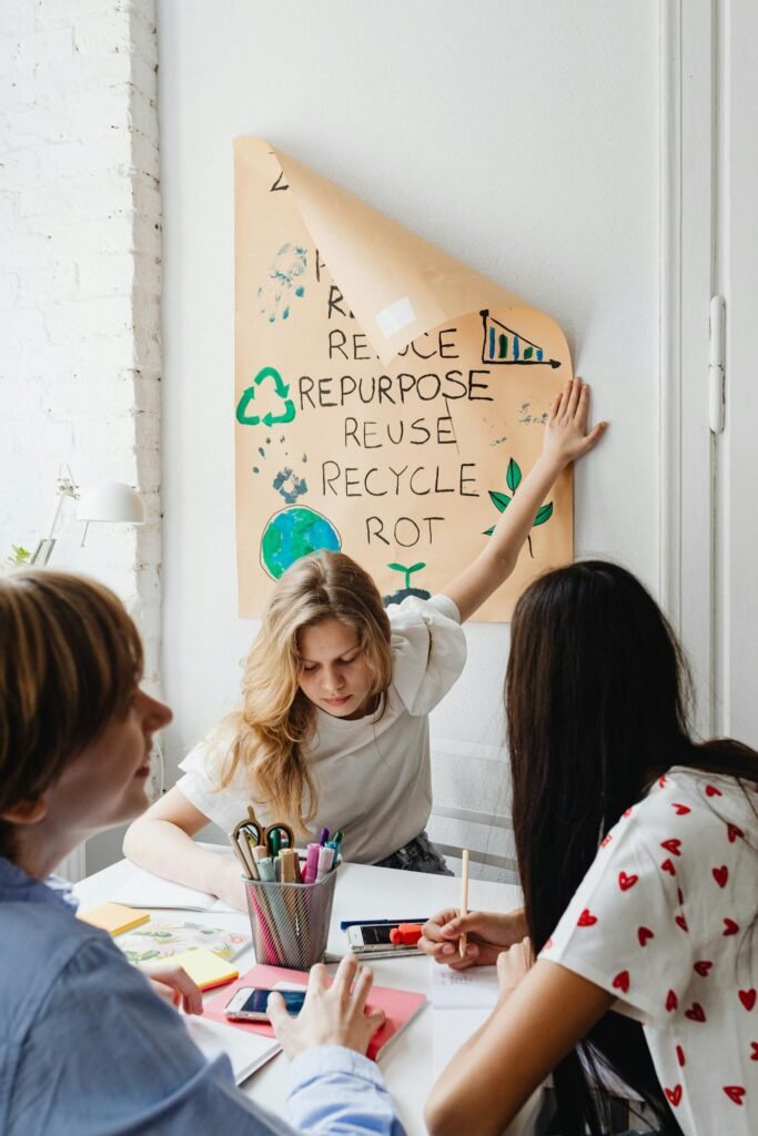 Project Management team planning for Green Project